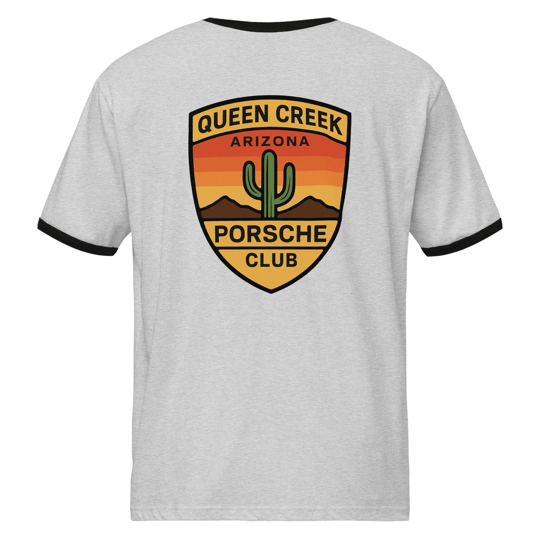Queen Creek PCAR Club ringer t-shirt - Prop and Piston