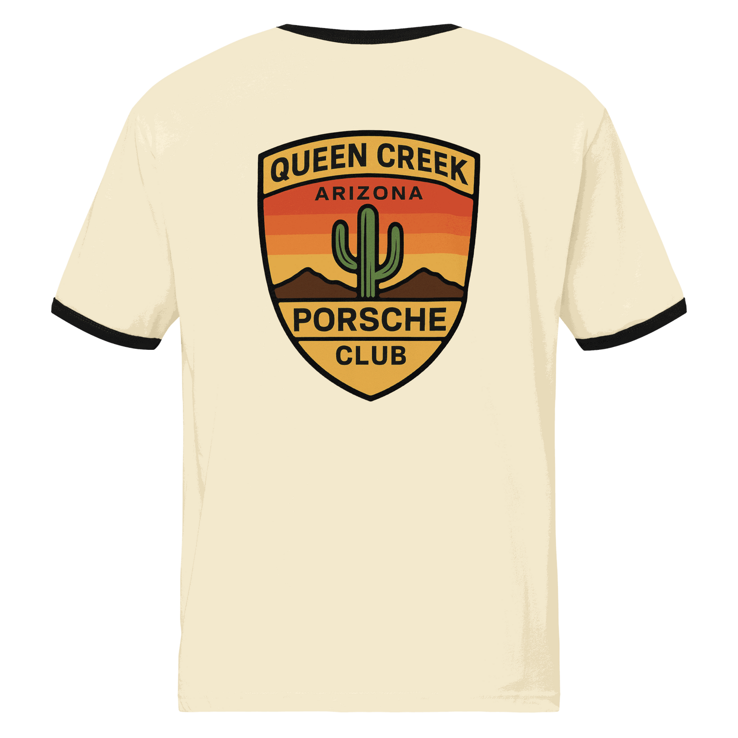 Queen Creek PCAR Club ringer t-shirt - Prop and Piston