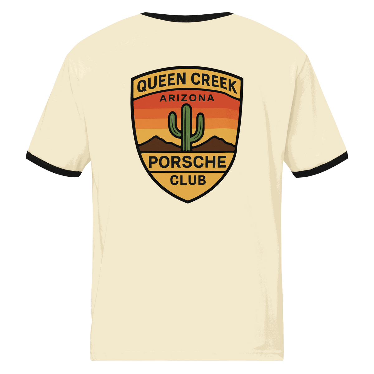 Queen Creek PCAR Club ringer t-shirt - Prop and Piston
