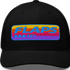 Flaps 15 Trucker Aviation Hat with colorful embroidery on a black mesh cap.