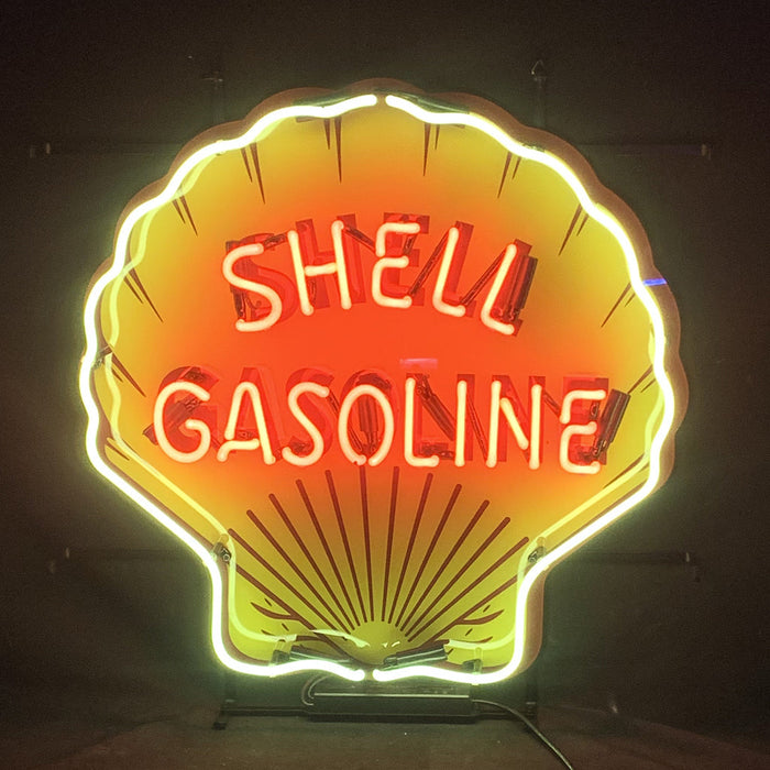 Shell Gasoline Neon Signs Light - Prop and Piston