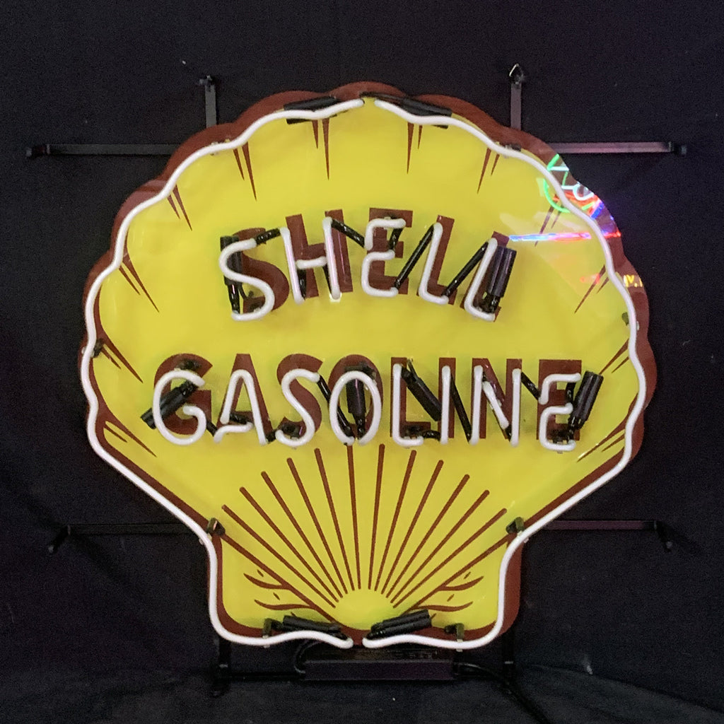 Shell Gasoline Neon Signs Light - Prop and Piston
