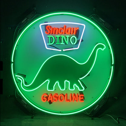 Sinclair Dino Gasoline Neon Signs Light - Prop and Piston