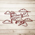 Spitfire Metal Wall Art in the clouds - Prop and Piston