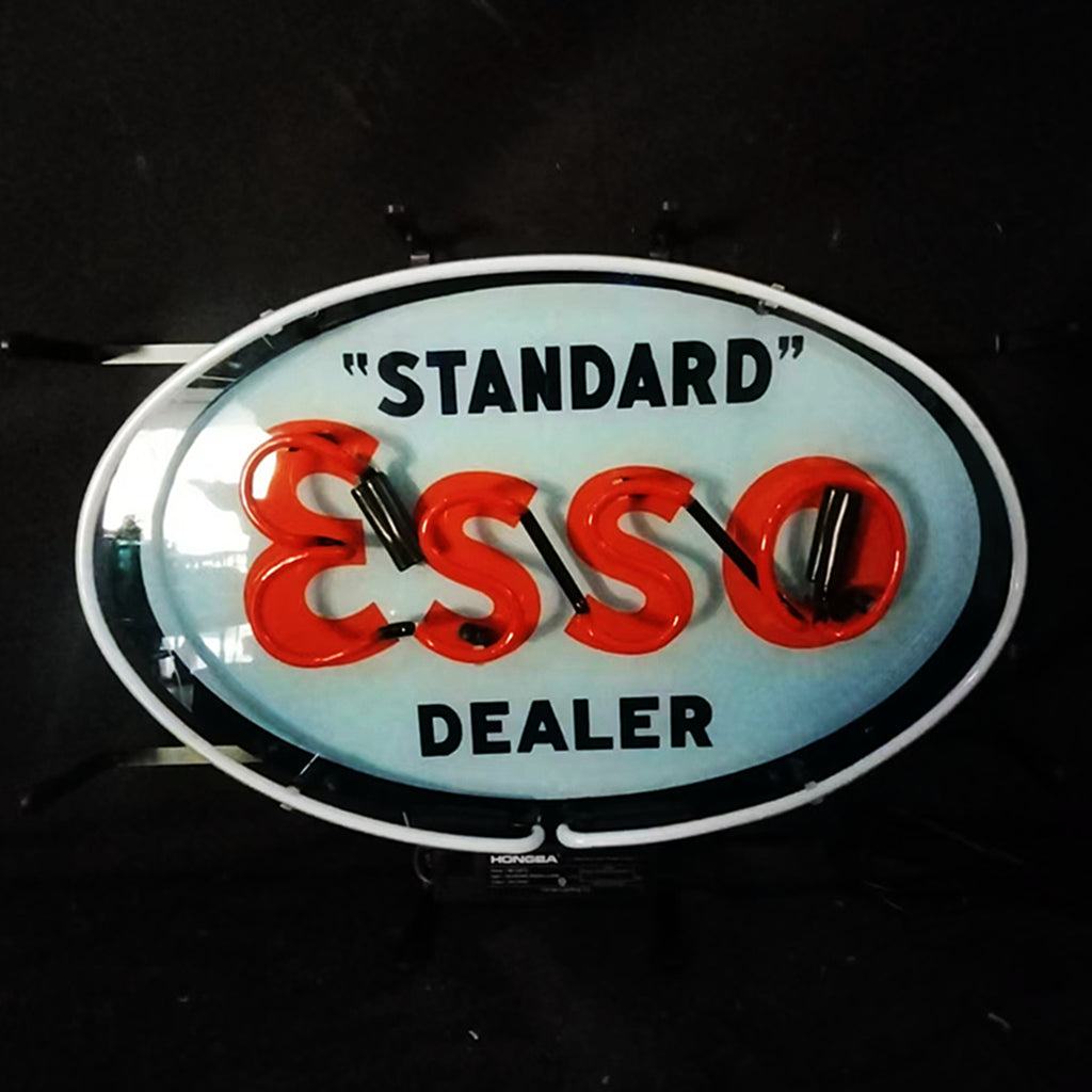 Standard Esso Dealer Neon Signs Light - Prop and Piston