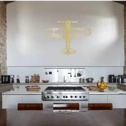 airplane metal art Steel Wall Decor – Personalized Metal Wall Art for Home, Garage, or Outdoor Spaces - Prop and Piston