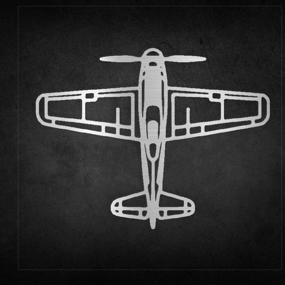 Vintage airplane metal art wall decor for pilots and aviation enthusiasts