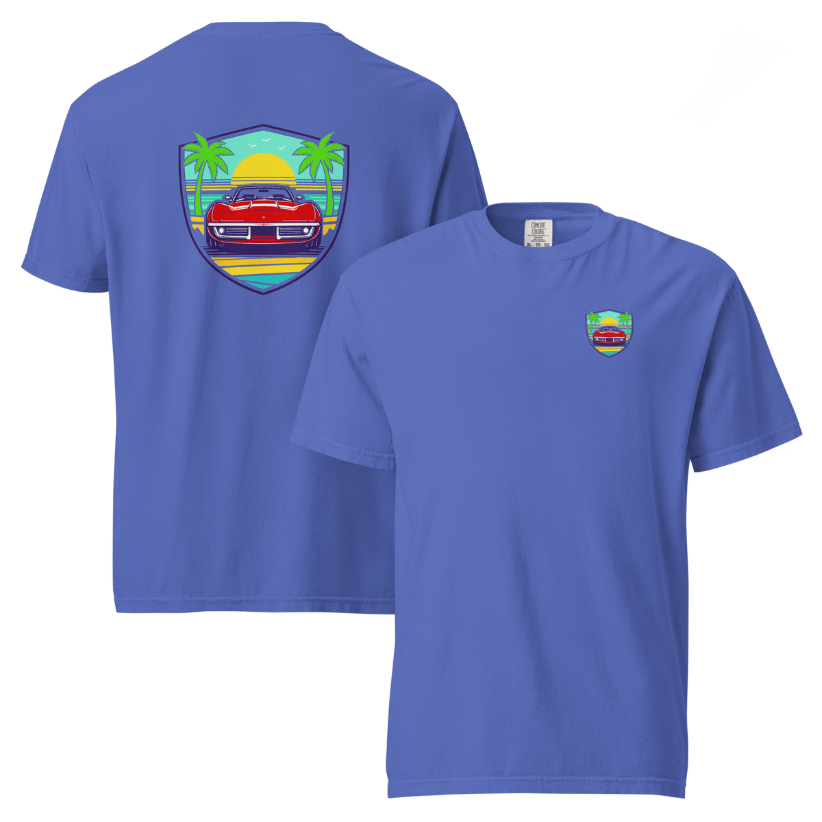 Summer Corvette T-Shirt - Prop and Piston