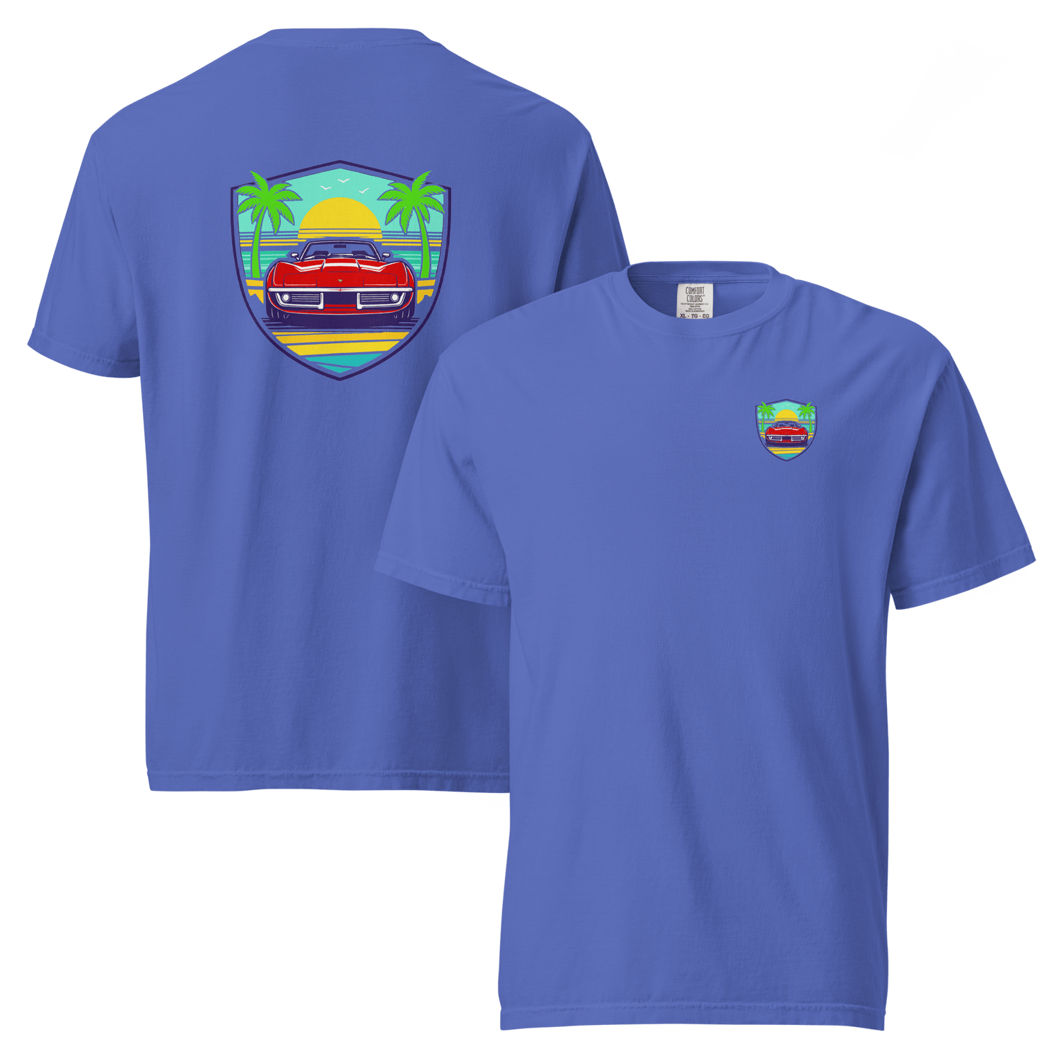 Summer Corvette T-Shirt - Prop and Piston