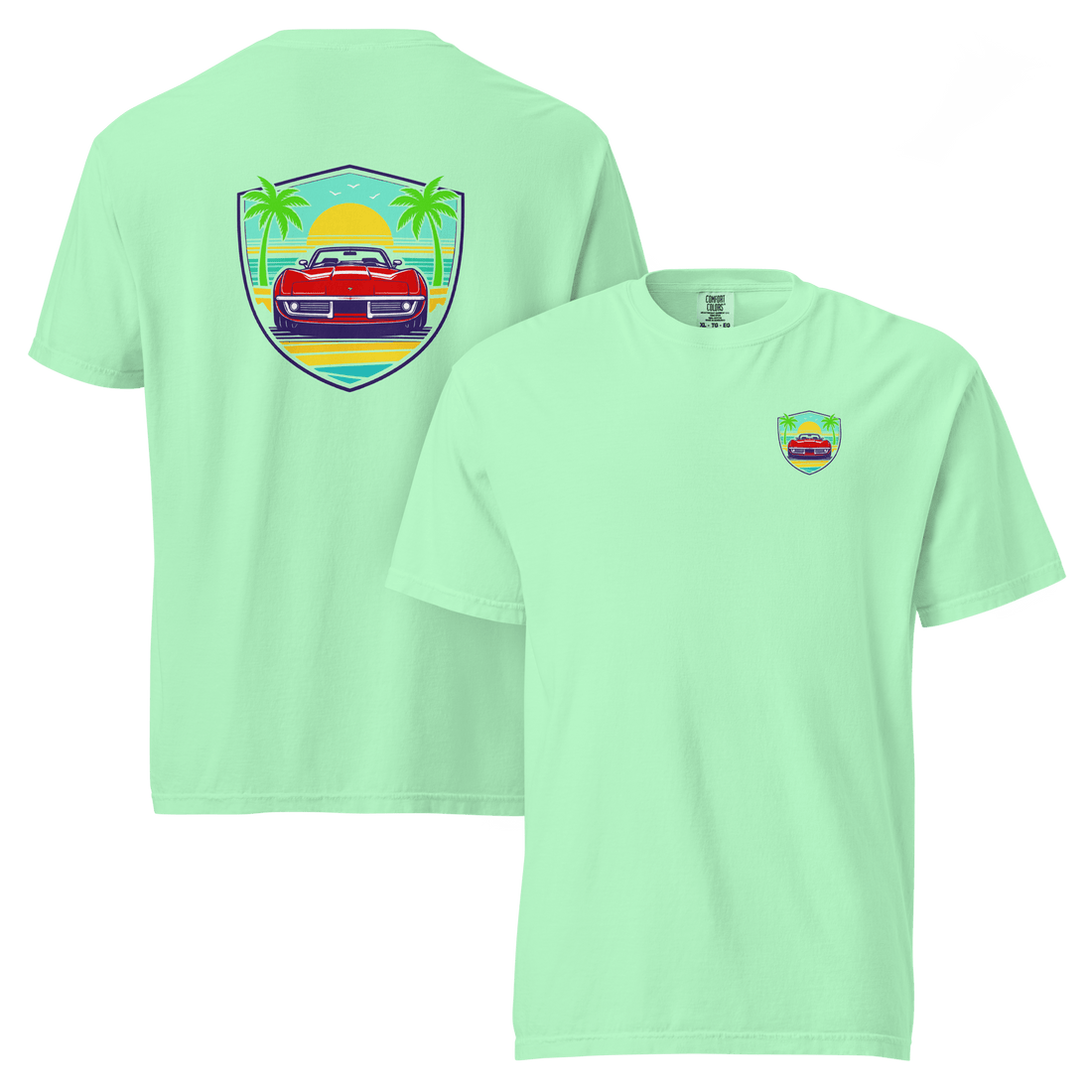 Summer Corvette T-Shirt - Prop and Piston