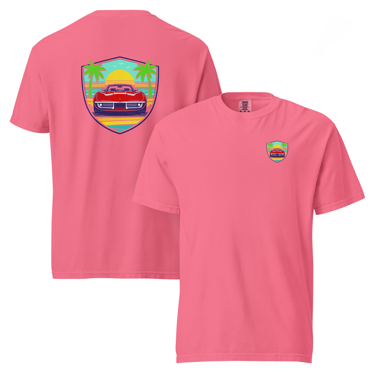 Summer Corvette T-Shirt - Prop and Piston