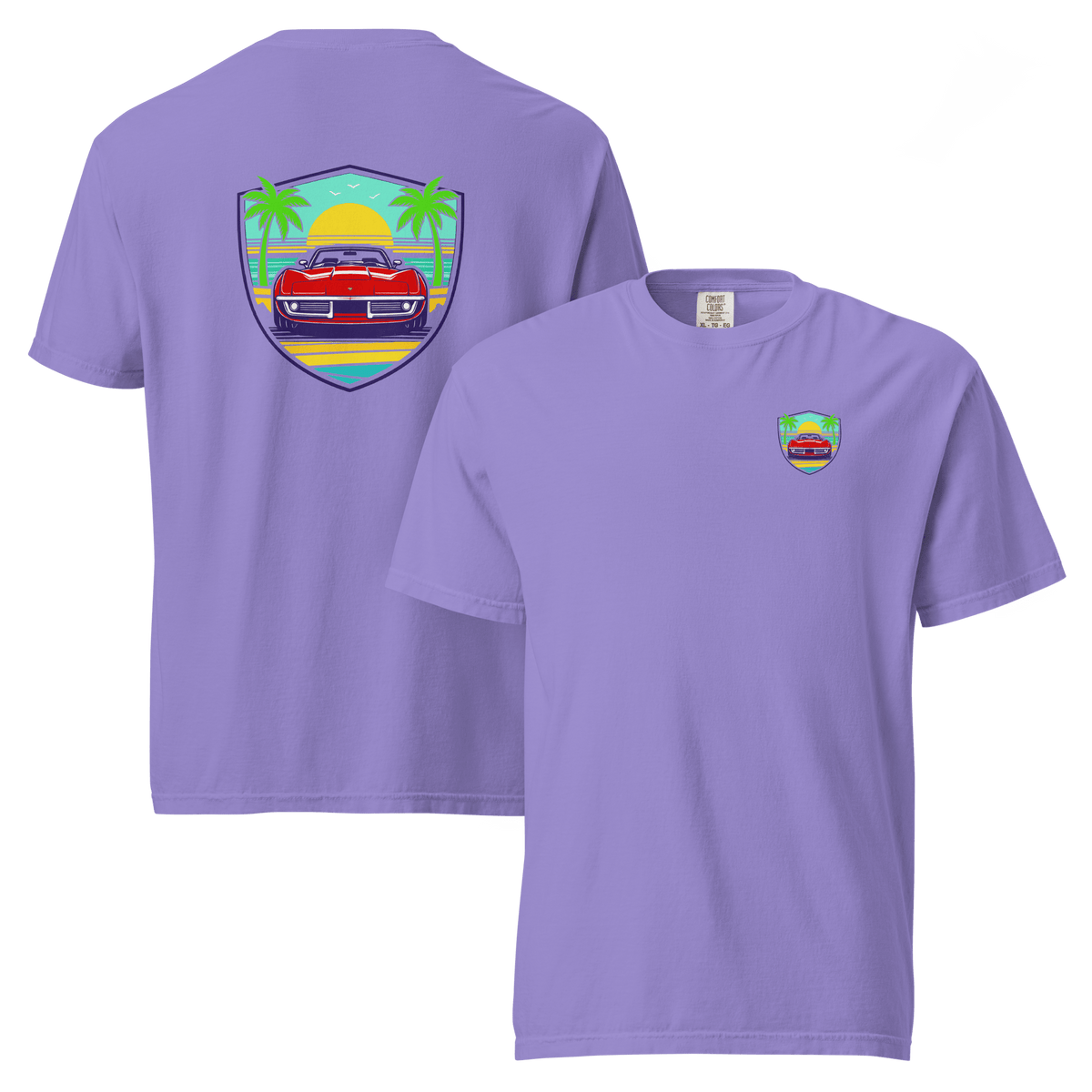 Summer Corvette T-Shirt - Prop and Piston