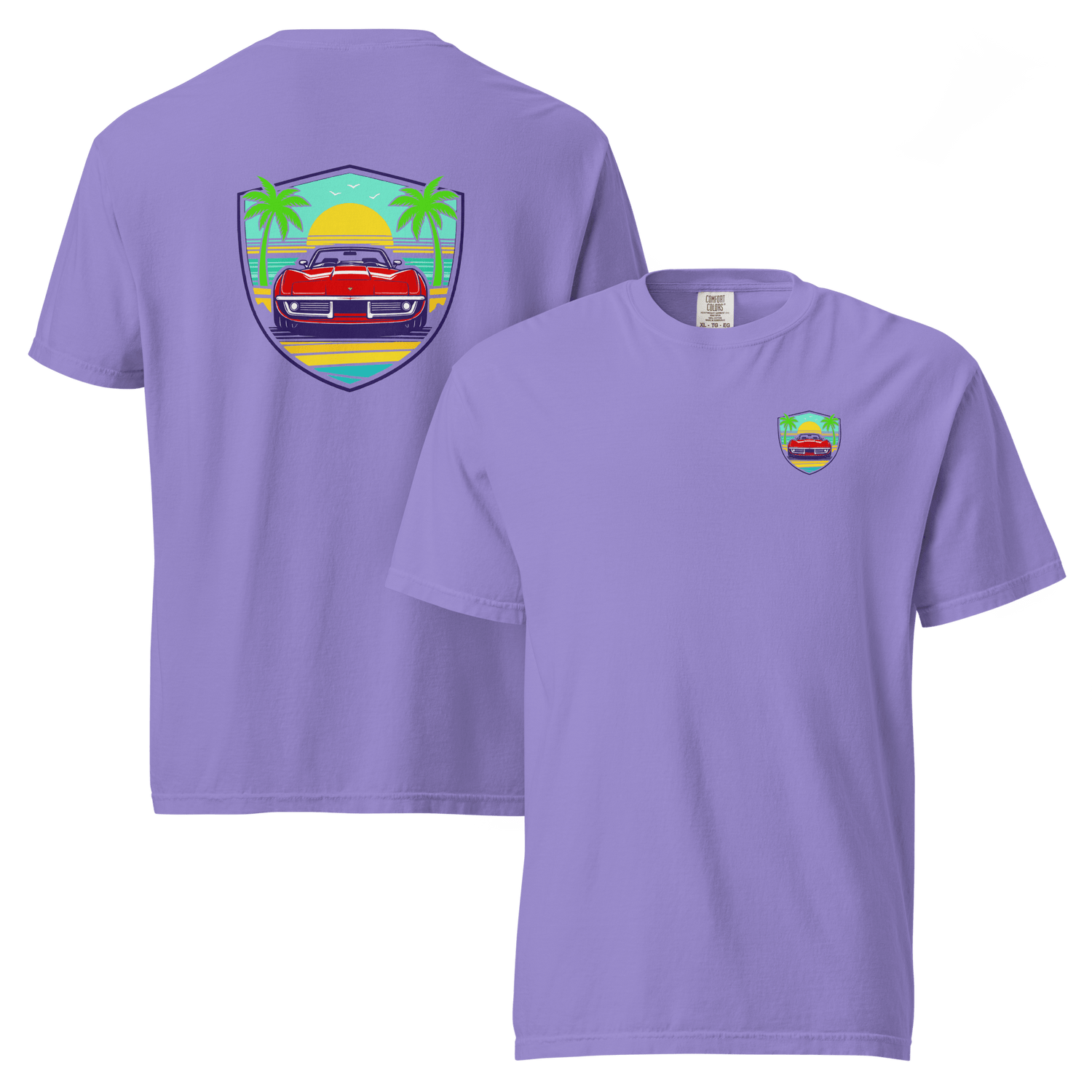Summer Corvette T-Shirt - Prop and Piston