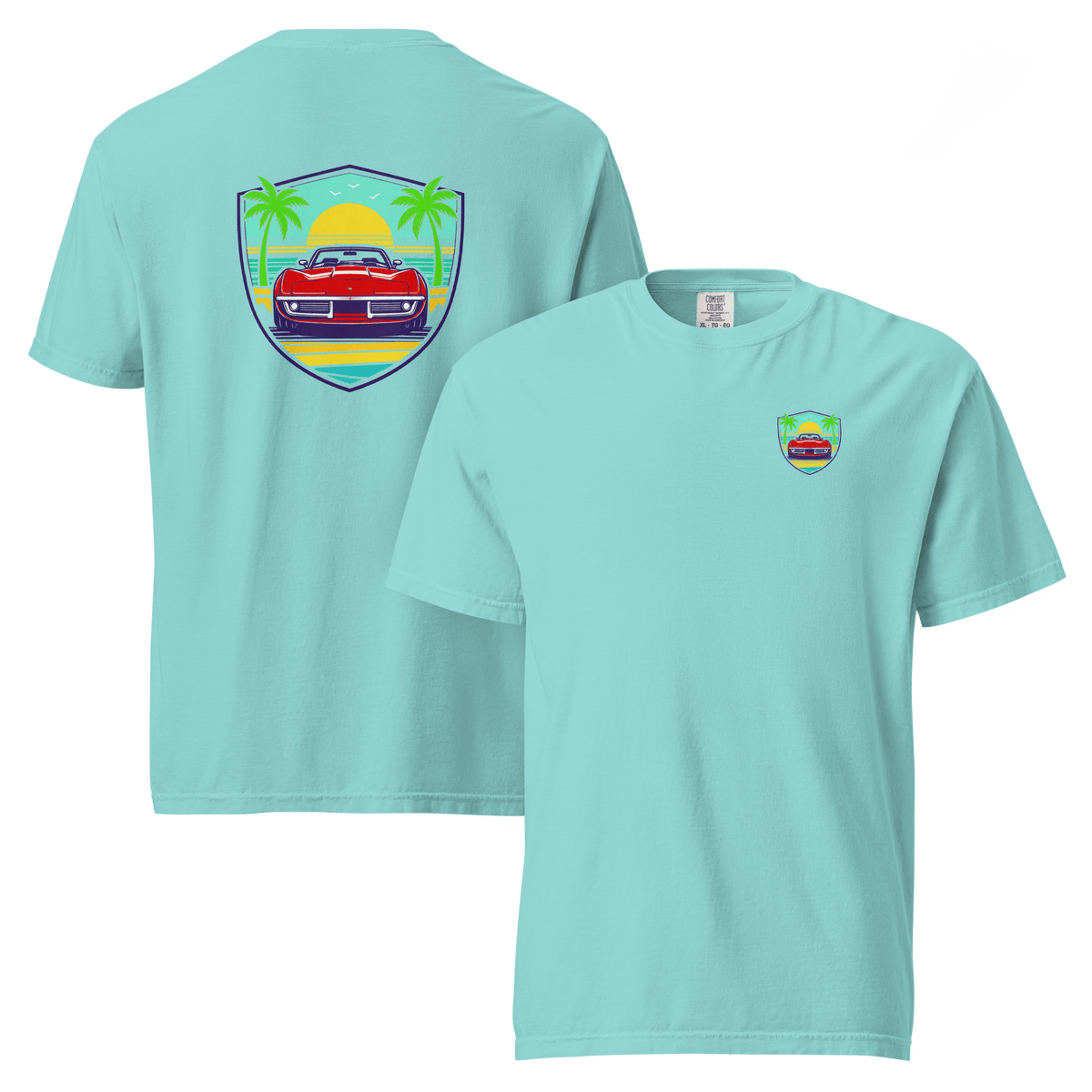 Summer Corvette T-Shirt - Prop and Piston