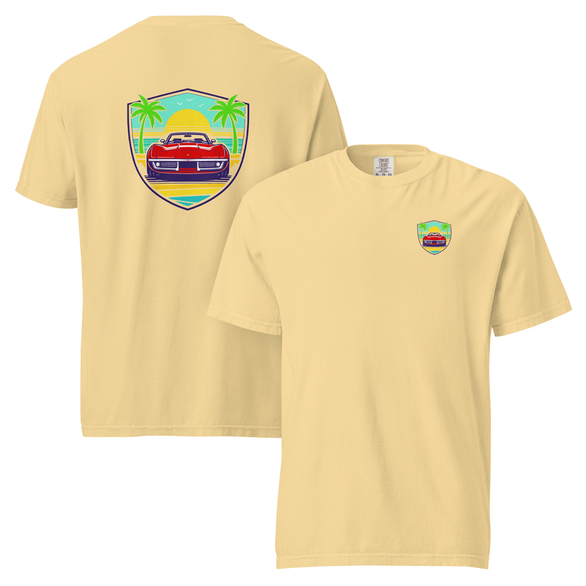 Summer Corvette T-Shirt - Prop and Piston
