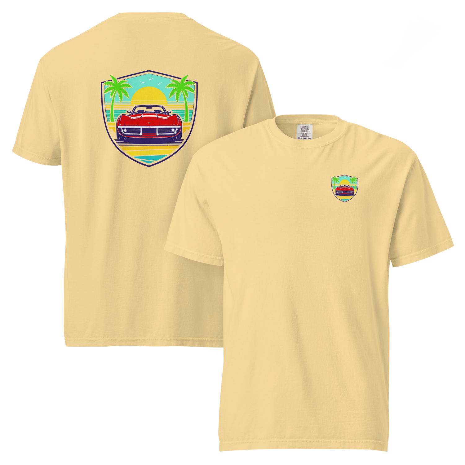 Summer Corvette T-Shirt - Prop and Piston
