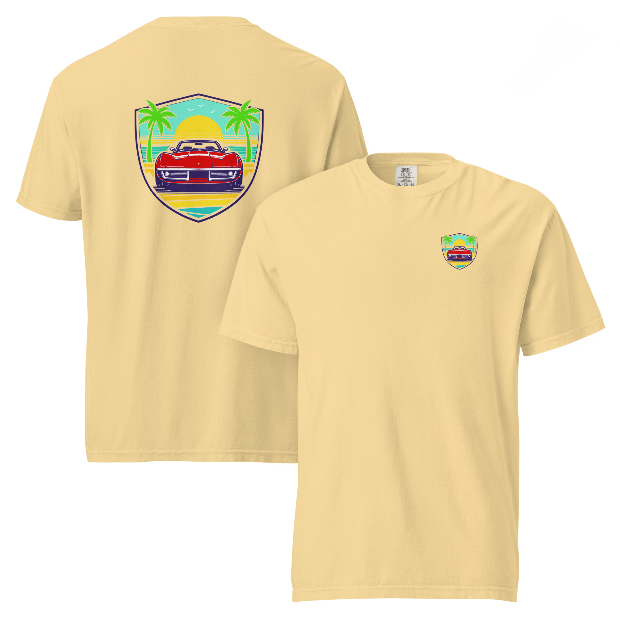 Summer Corvette T-Shirt - Prop and Piston