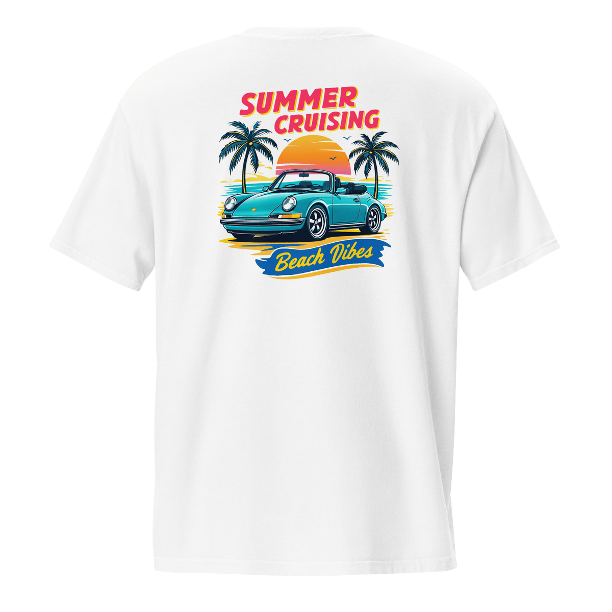 Summer Vibes pocket t-shirt - Prop and Piston