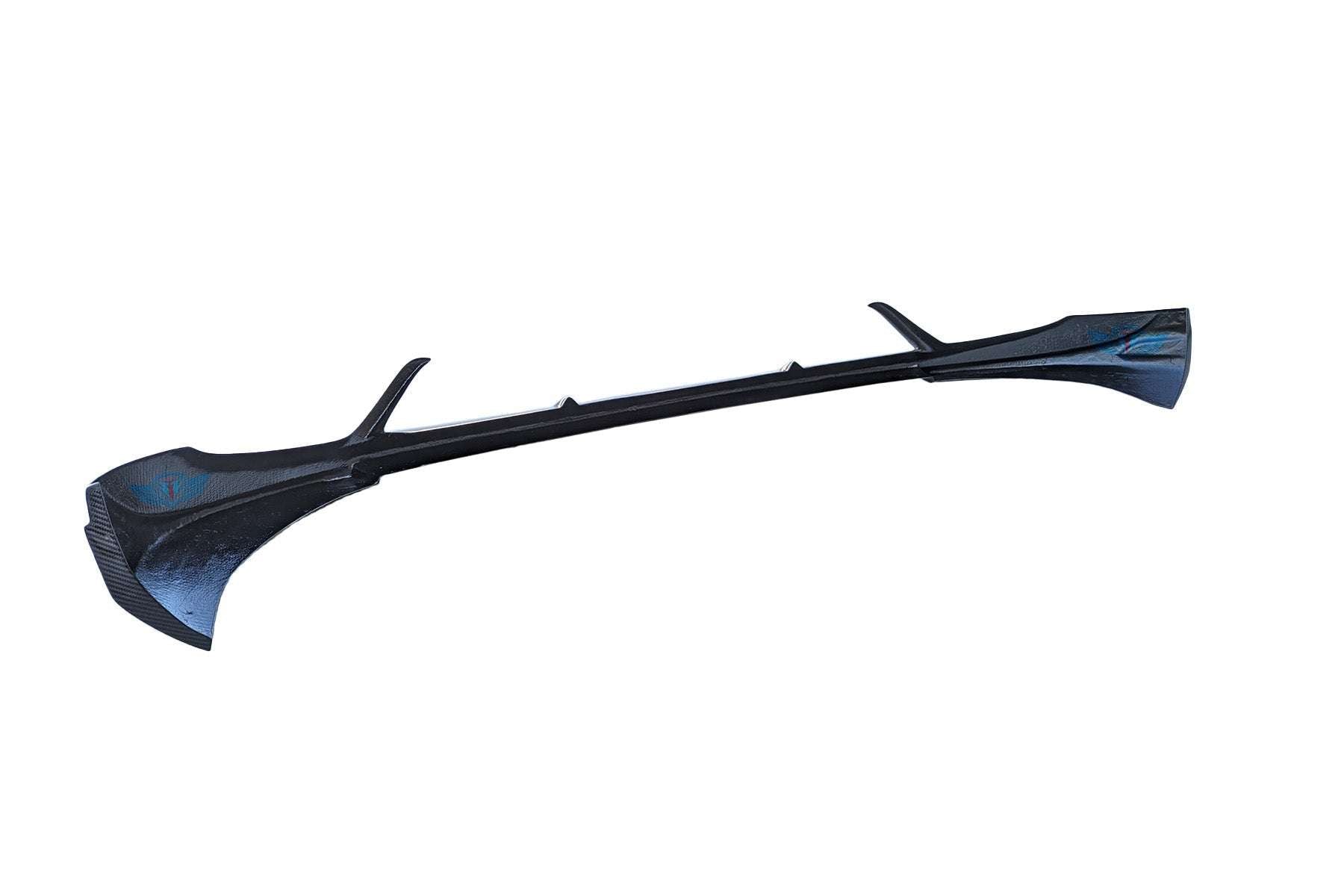 Tesla Model Y Genuine Carbon Fiber SHX Front Lip | FYBR Aerodynamics - Prop and Piston