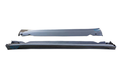 Tesla Model Y Genuine Carbon Fiber SHX Full Replacement Side Skirts | FYBR Aerodynamics - Prop and Piston