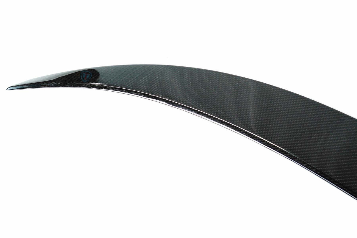 FYBR Tesla Model 3 MX Genuine Carbon Fiber Trunk Spoiler - Prop and Piston