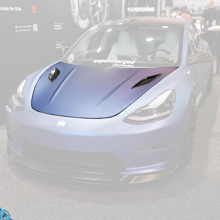 CUSTUNING Tesla Model 3 Hood (ABS)