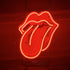 Red Rolling Stones Neon Signs Light - Prop and Piston