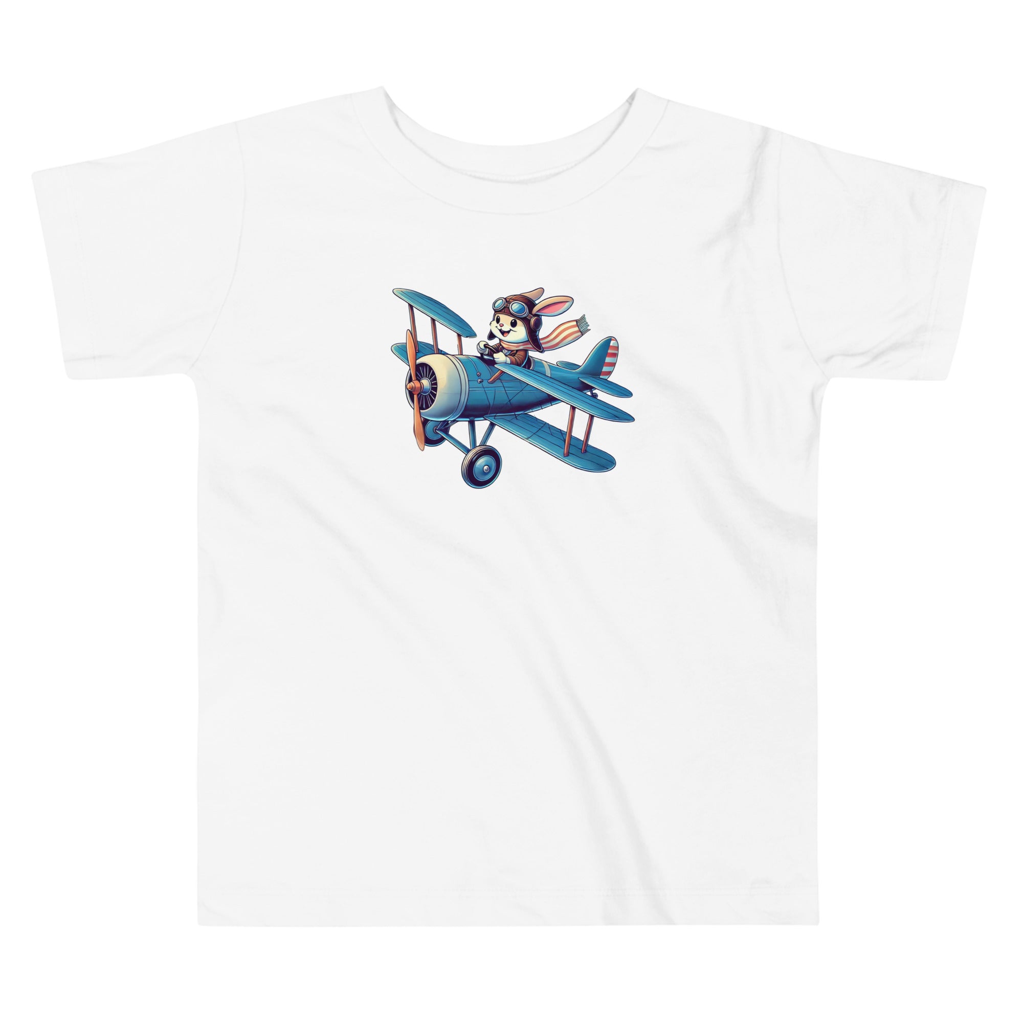 Toddler Short Sleeve Tee Flying Bunny #2 - Prop and Piston