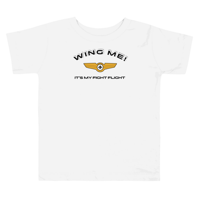 Travel ToddlerTee baby first flight wing me toddler t-shirt soft cotton travel gift