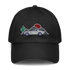Corvette Sunset Hat – Embroidered Automotive Hat Car Enthusiasts Black