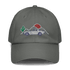 Corvette Sunset Hat embroidered with vibrant colors and classic car design