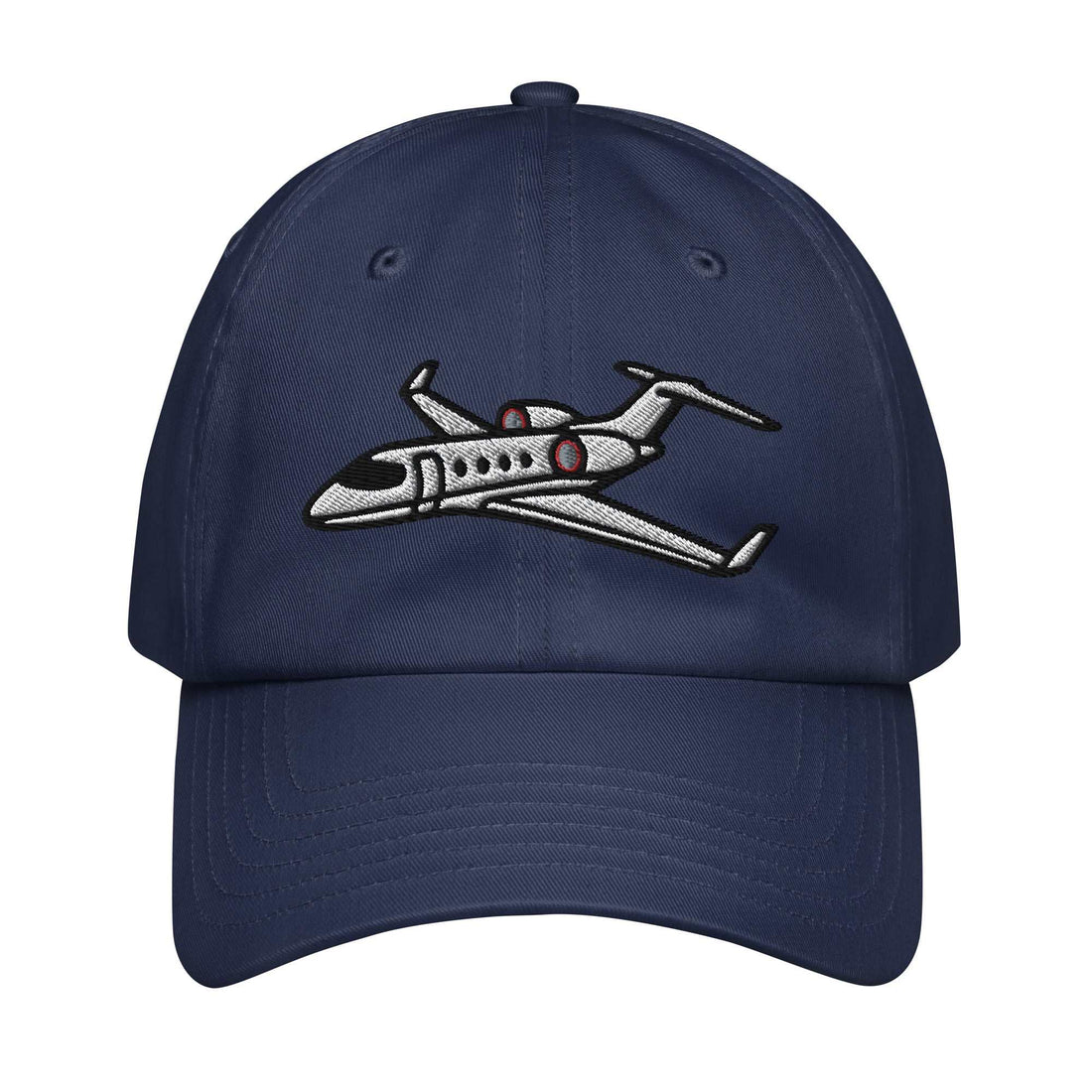 Under Armour® Jet Set navy dad hat with embroidered airplane and adjustable strap