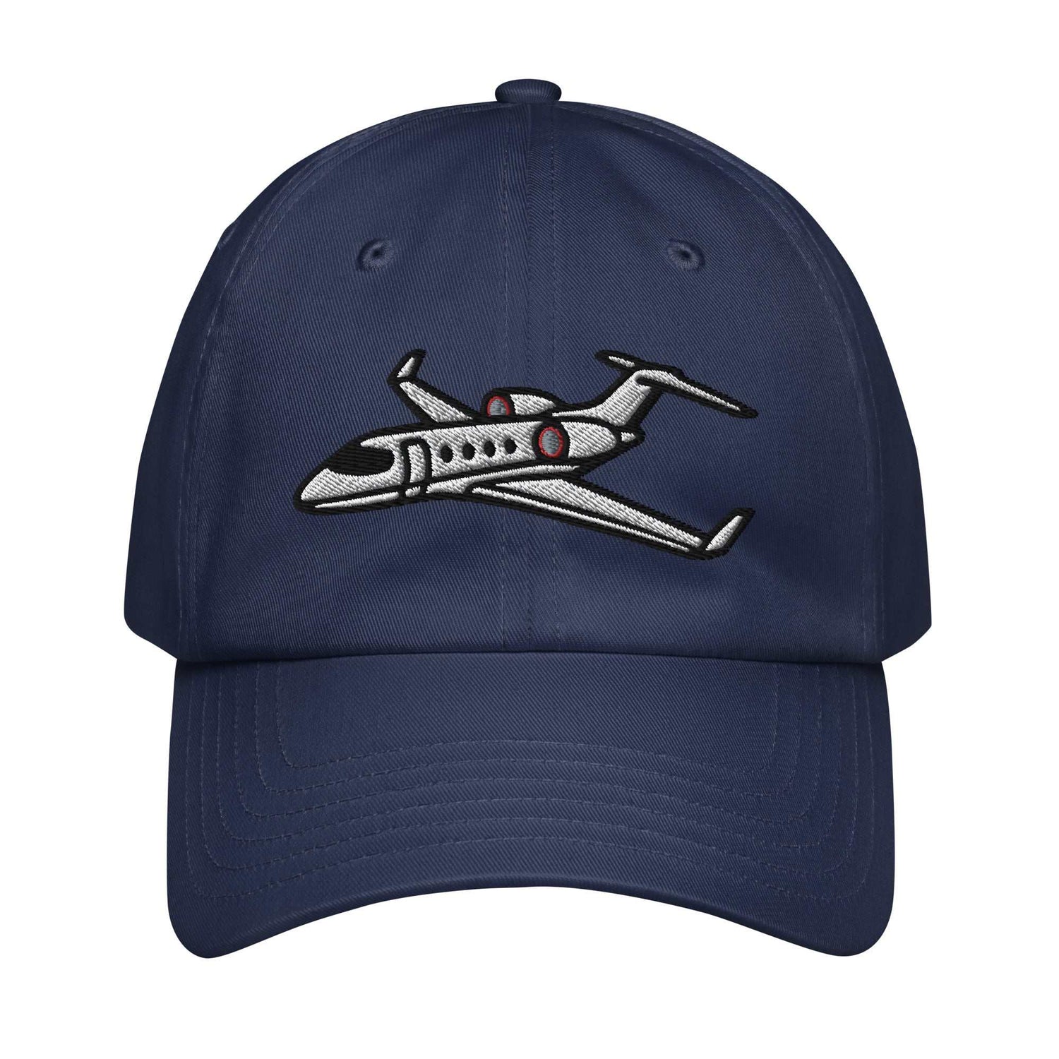 Under Armour® Jet Set navy dad hat with embroidered airplane and adjustable strap