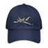 Under Armour® Jet Set navy dad hat with embroidered airplane and adjustable strap