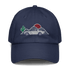 Corvette Sunset Hat – Embroidered Automotive Hat Car Enthusiasts Blue