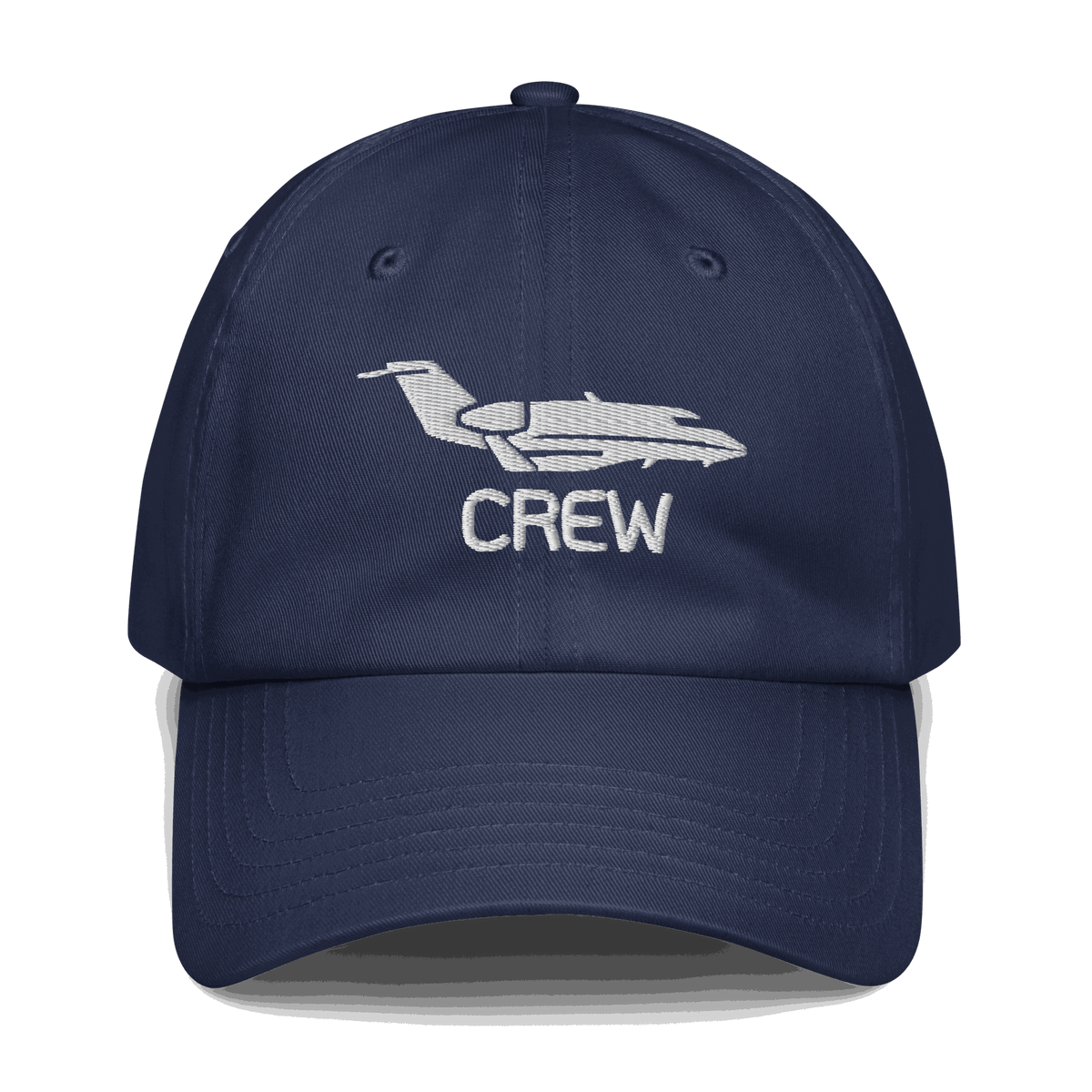 Adjustable flight crew hat in unstructured cotton twill with embroidered Under Armour logo and curved visor