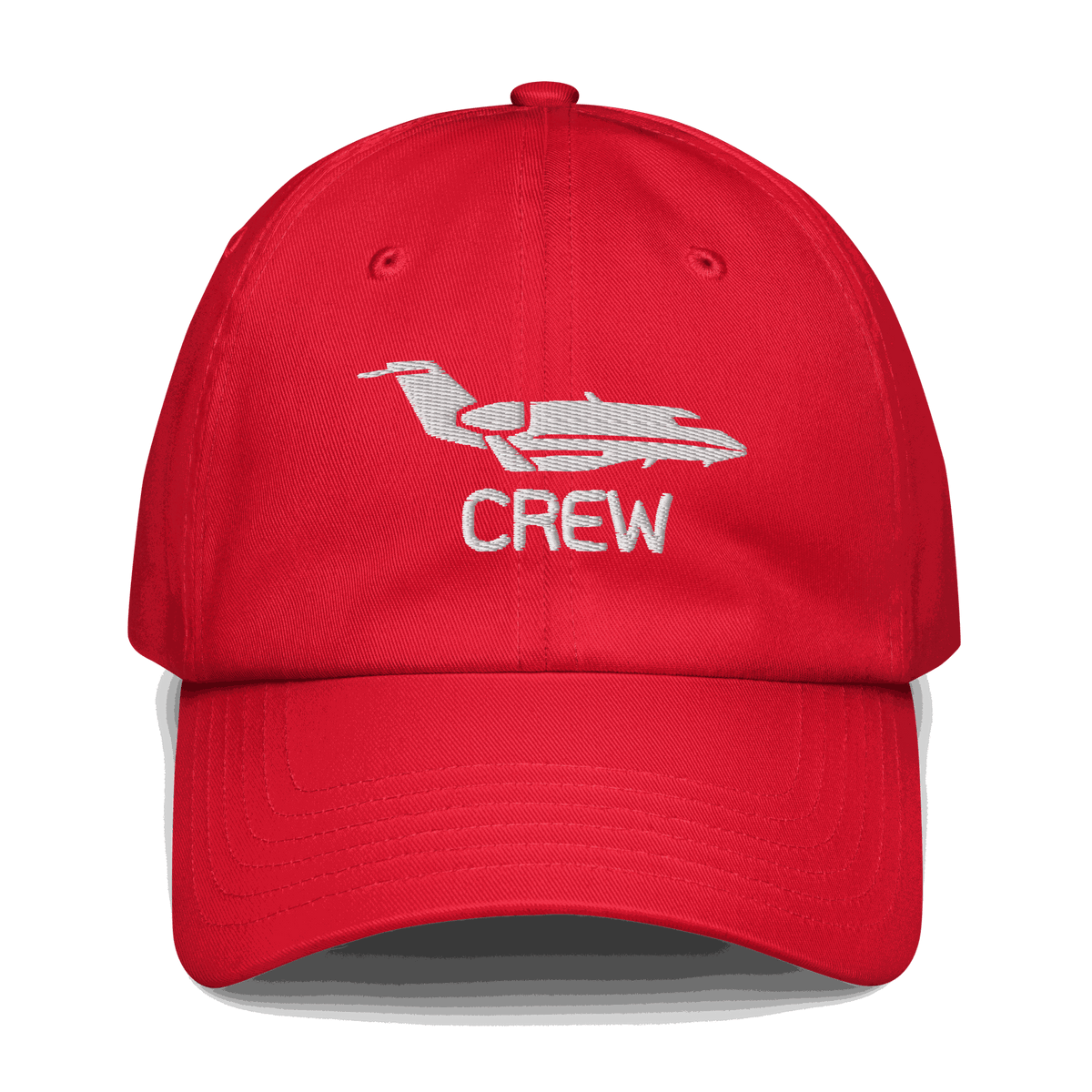 Adjustable unstructured cotton twill flight crew hat with embroidered Under Armour logo