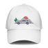 Corvette Sunset Hat embroidered with vibrant car design for car enthusiasts