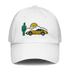 Corvette Sunset Cap C1 Emblem Embroidered Automotive Hat Yellow