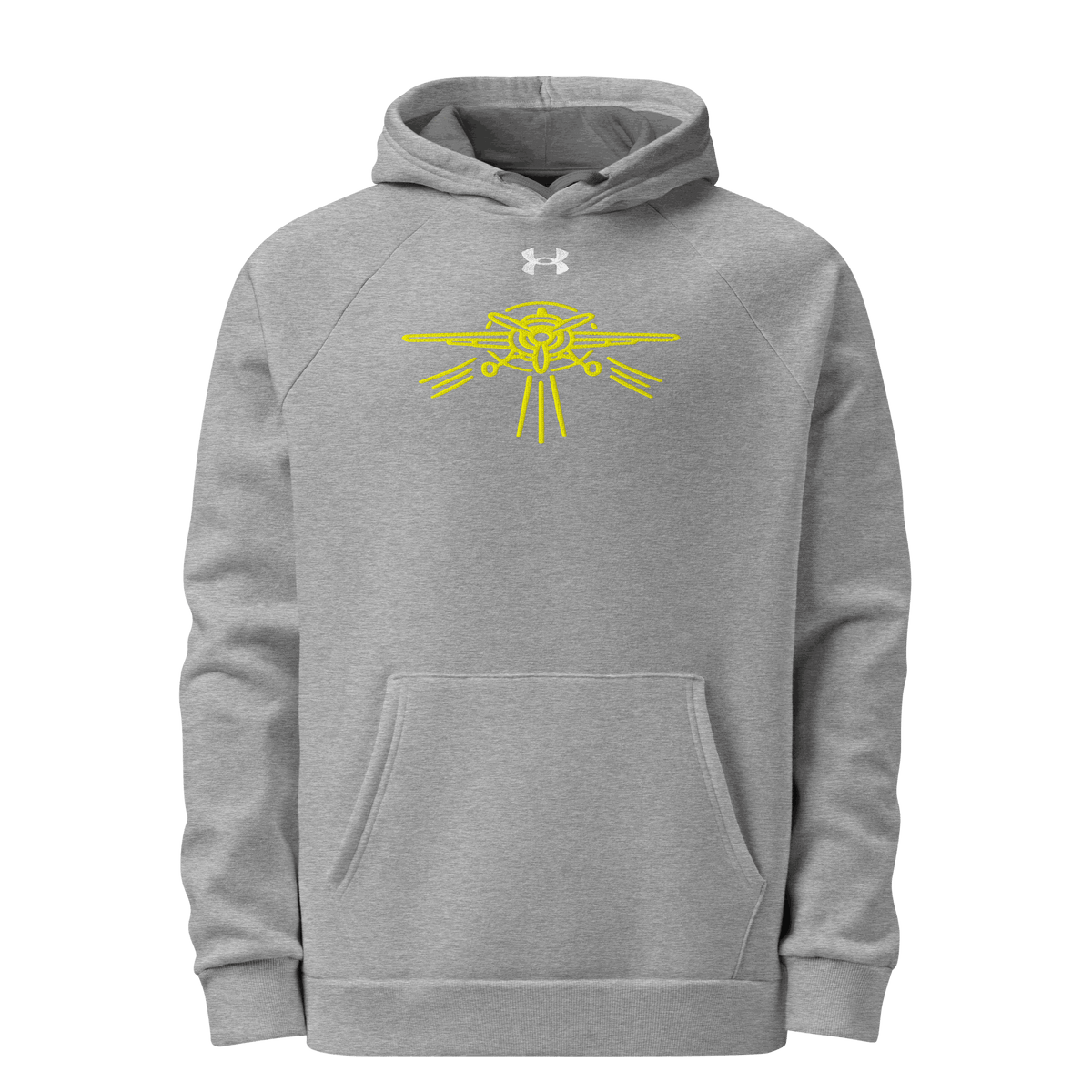 Prop Plane Under Armour® hoodie in soft fleece with embroidered logo and relaxed fit