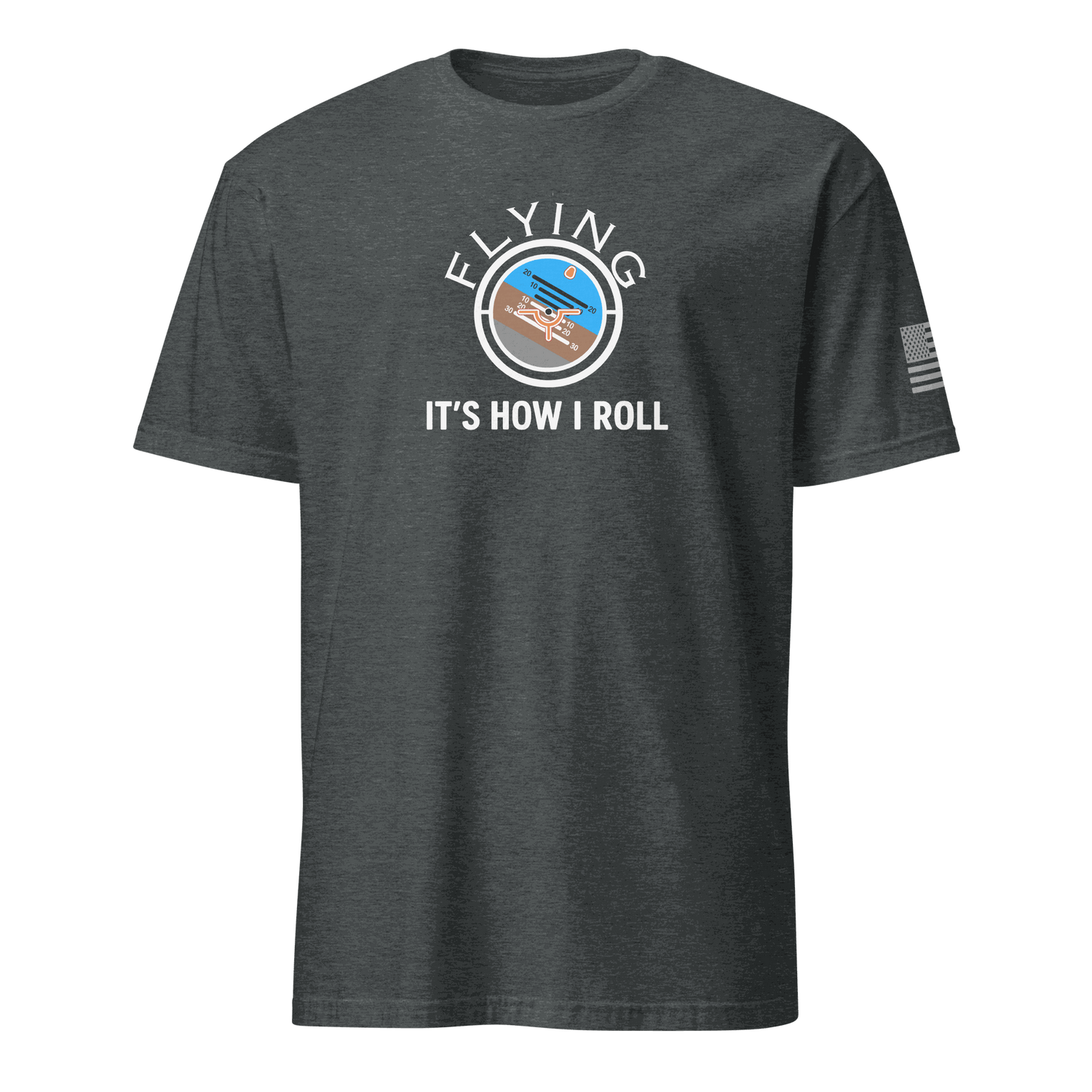 Grey flying machine t-shirt with &quot;It&