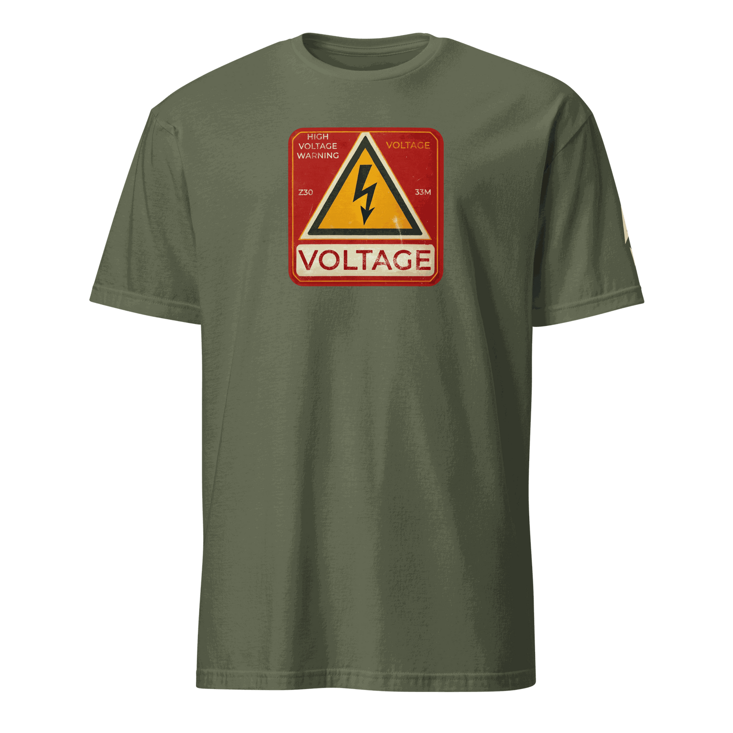 High Voltage Warning Sign T-shirt 
