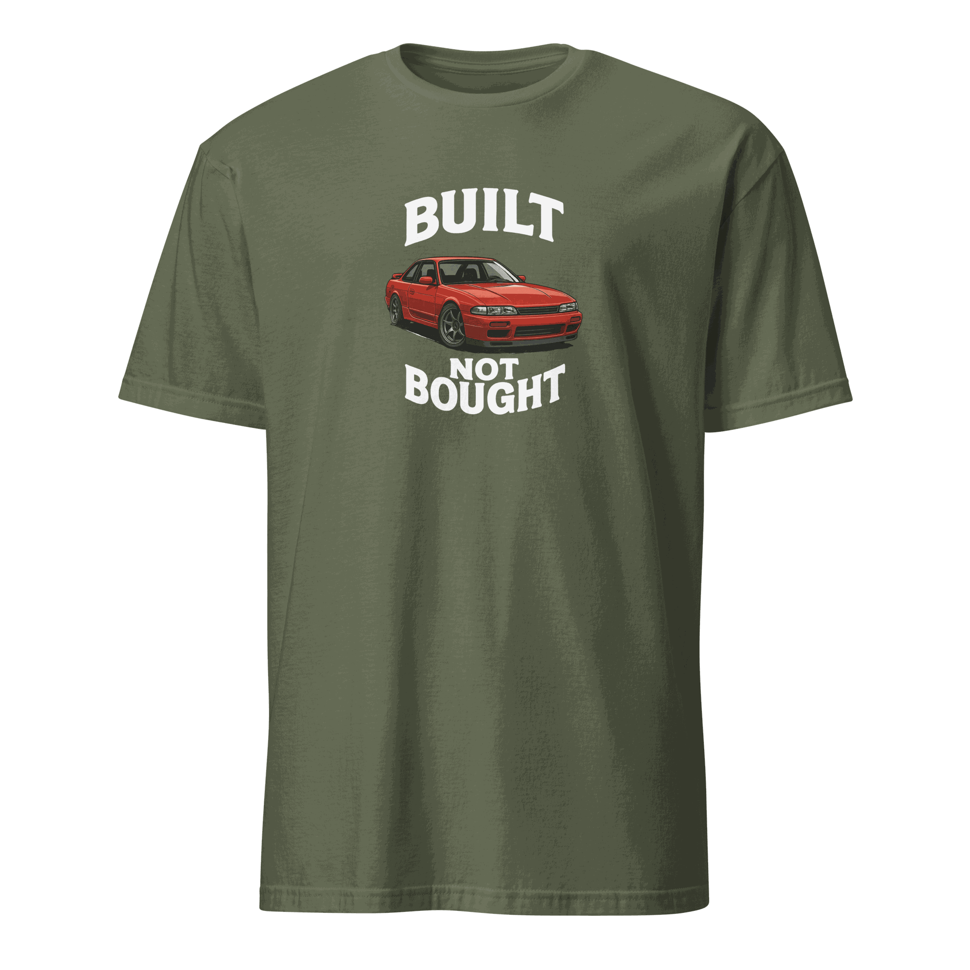 car enthusiast t shirts Built Not Bought T-shirt Vintage car enthusiast tee for those who build