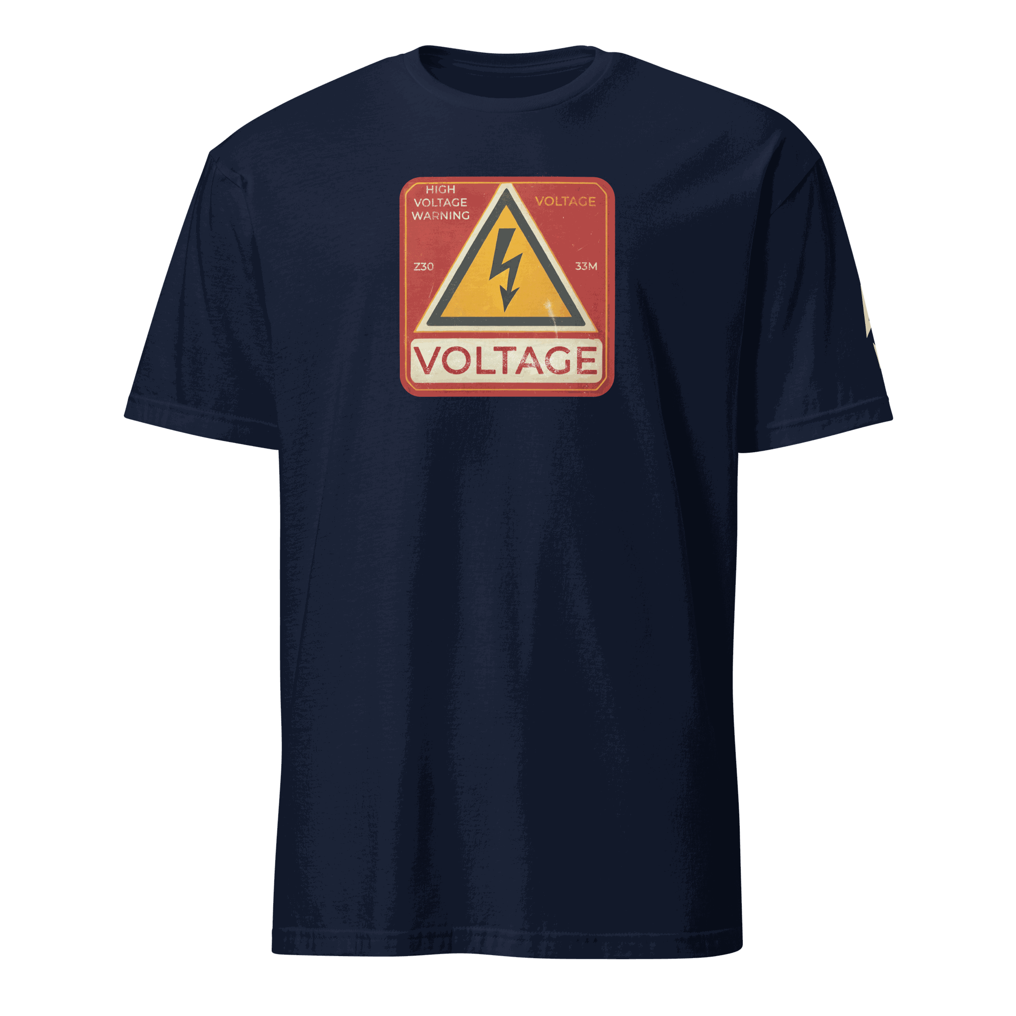 High Voltage Warning Sign T-shirt 