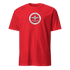 Red Funny Pilot Math Equation graphic tee with pilot-themed equation design
