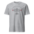 Grey Aviation T-Shirt with classic pilot airplane design and "Classic Aviation" text