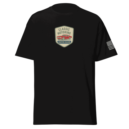 Black Classic Motoring cotton t-shirt - Unisex, Trendy &amp; Comfortable Tee