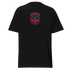 Vintage T-Shirt Black Vintage Motors Classic T-Shirt with red and blue logo on 100% cotton fabric