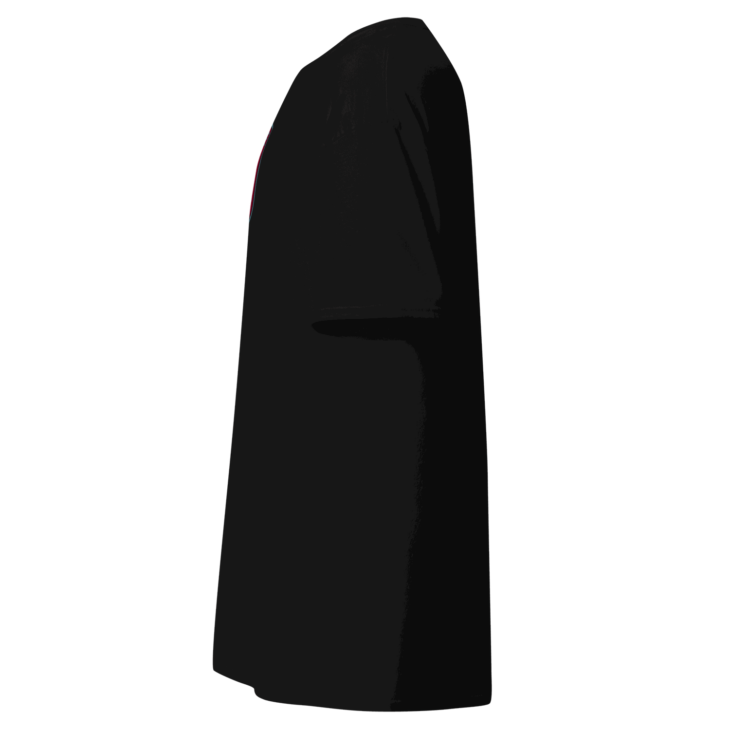 Vintage T-Shirt Side view of black Vintage Motors Classic T-Shirt made of 100% cotton with a structured fit and sharp edges.