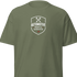 Classic T-Shirt Olive green Automotive Parts Classic T-Shirt with white logo and wrench design front view